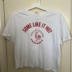 2 Target White crop tops